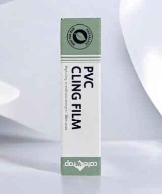 Caterwrap PVC cling film roll with serrated cutter box