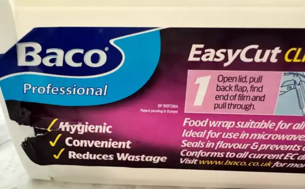 Bacofoil EasyCut Dispenser for Cling Film Wrap 250m -This is dispenser only sale - Image 5