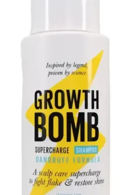 Growth Bomb Supercharge Dandruff Shampoo 300ml - Scalp Care and restore shine