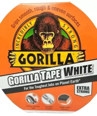 Gorilla Tape White 27m x 48mm strong Tough Double Thick adhesive
